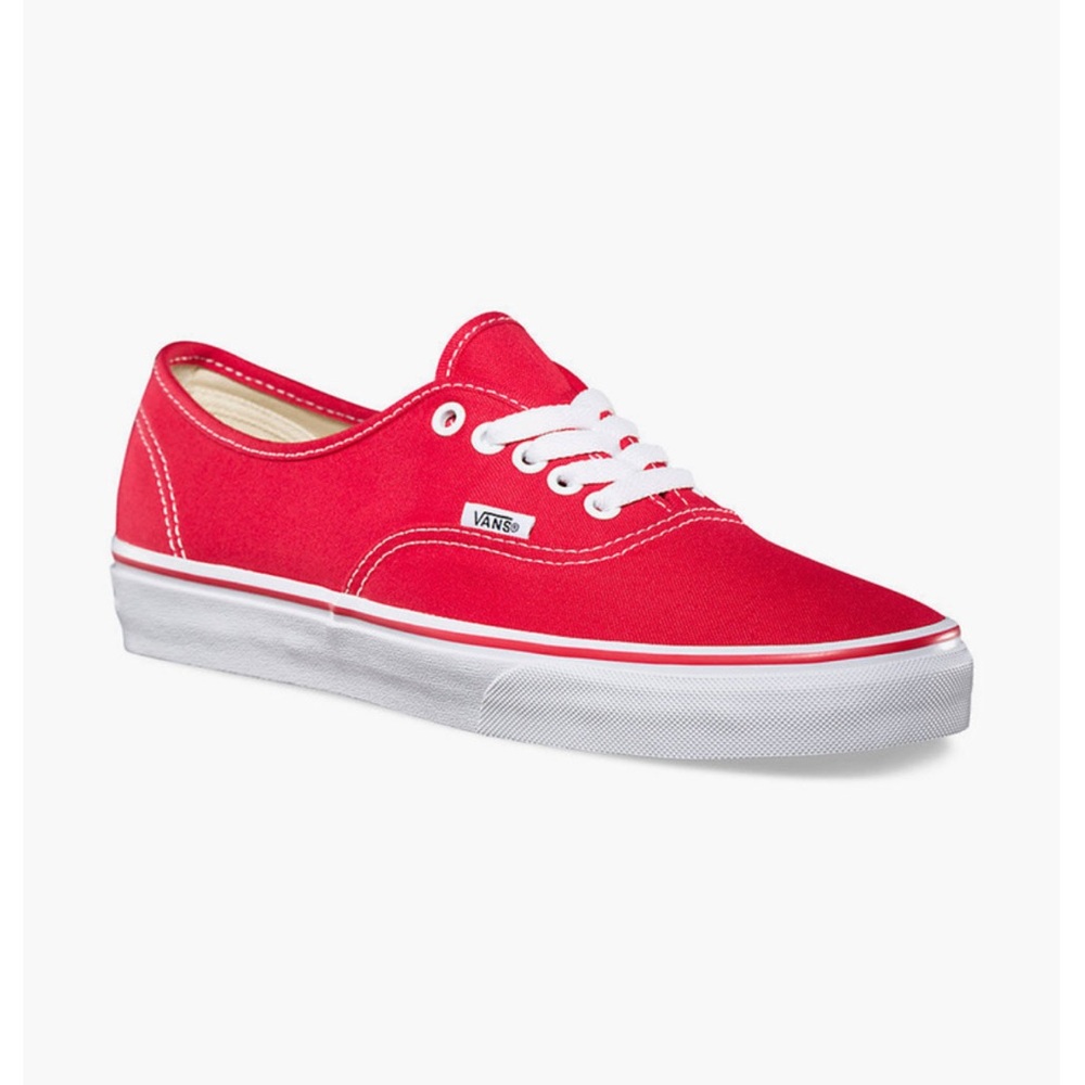 Vans Classic Red Sneakers with White Accents